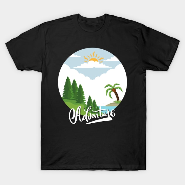 Ready for new adventure time love travel Explore the world holidays vacation T-Shirt by BoogieCreates